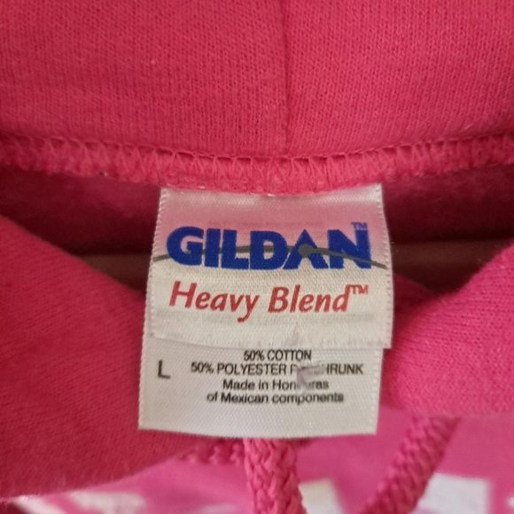 Atlanta Georgia USA Pink Hooded Sweatshirt‎ Size Large - Picture 3 of 4